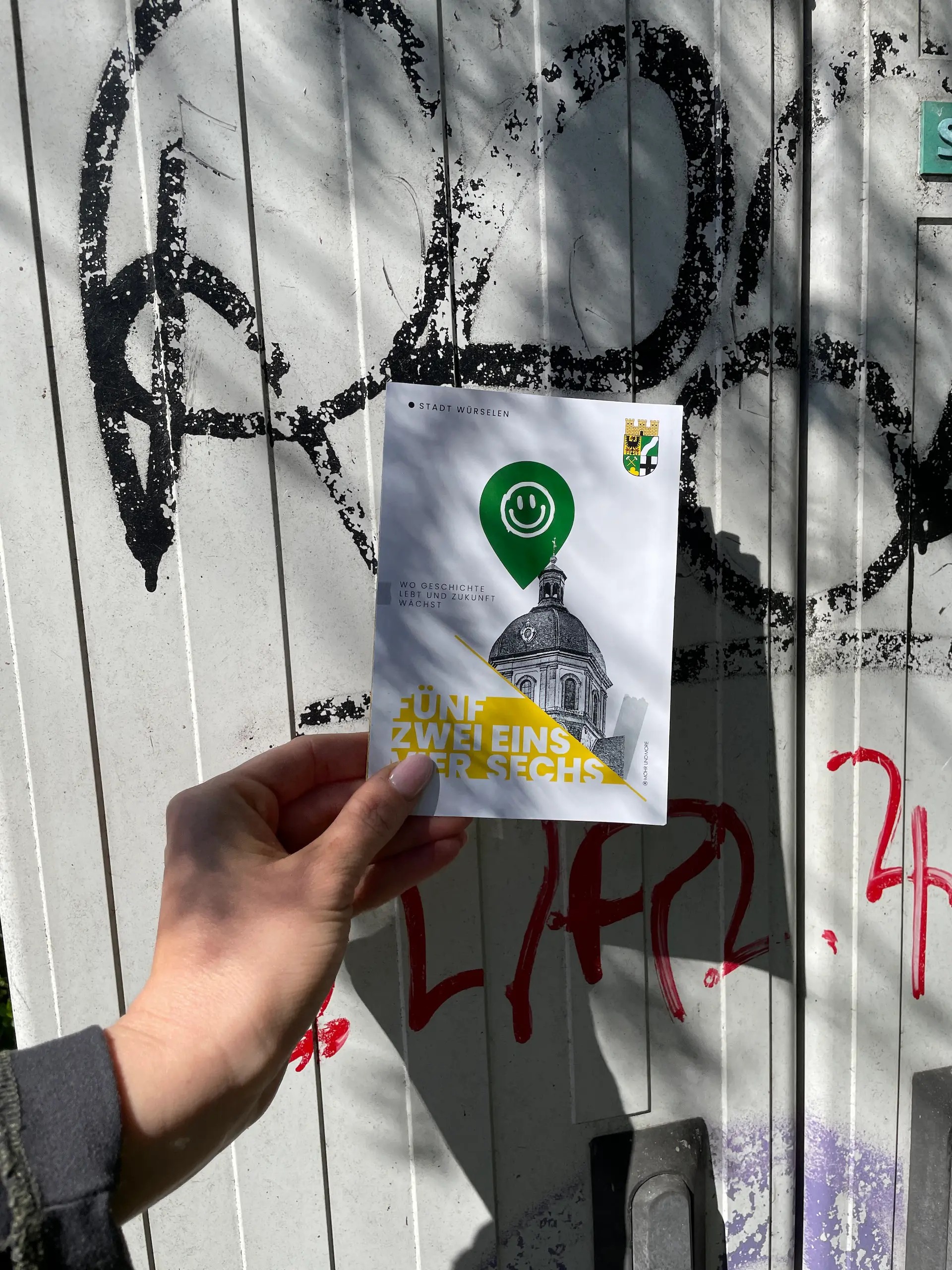 Flyer der Stadt Würselen erstellt von Mohr und More