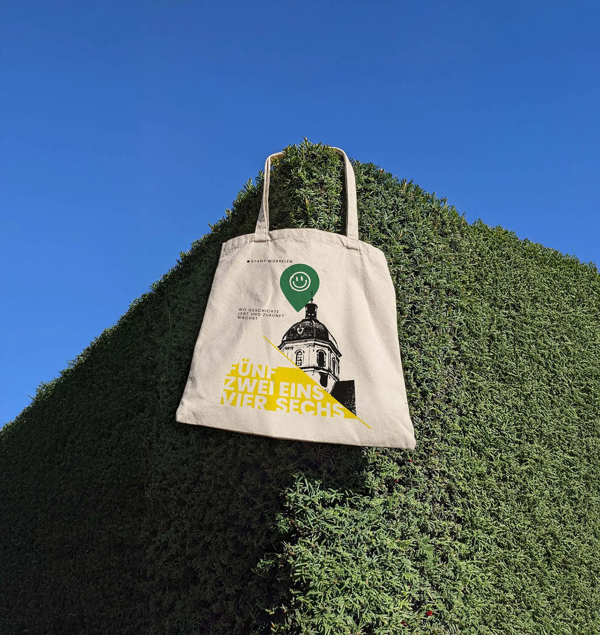 Design Stoffbeutel der Stadt Würselen erstellt von Mohr und More